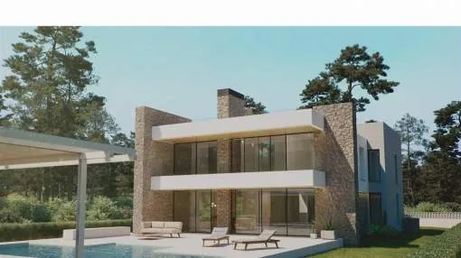 New construction villa 250m from the sea in Puerto Pollensa